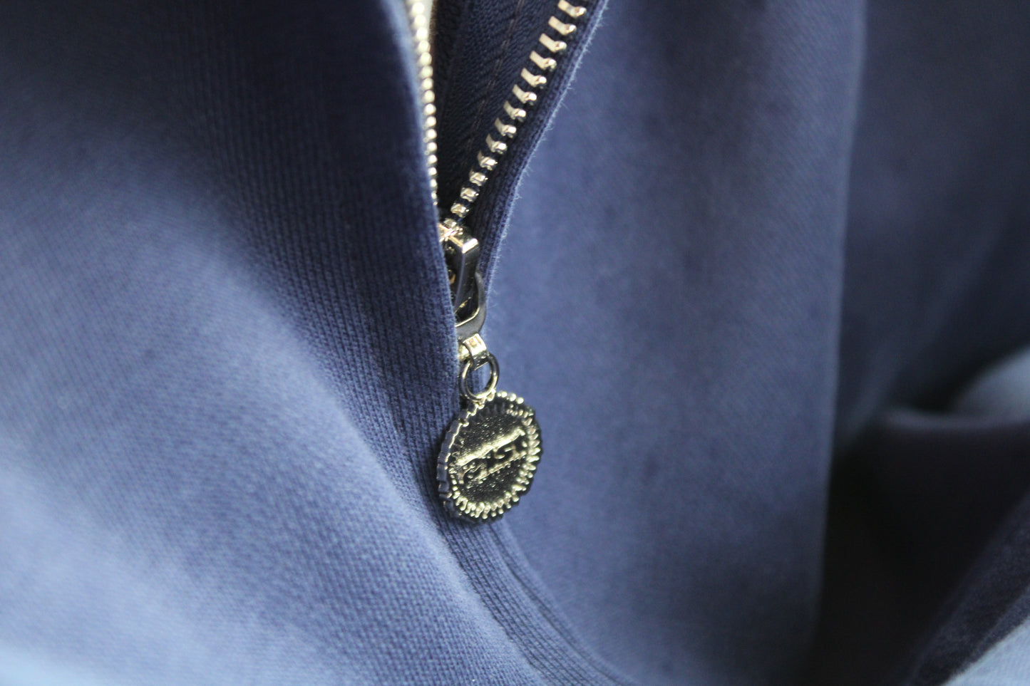 Heavyweight Zip up Hoodie (Navy Blue)